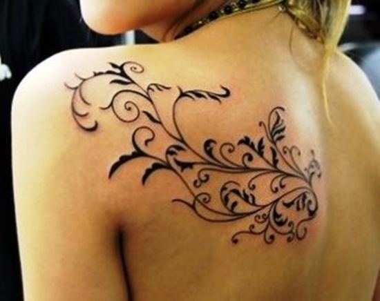 Vine tattoos design, idea 3