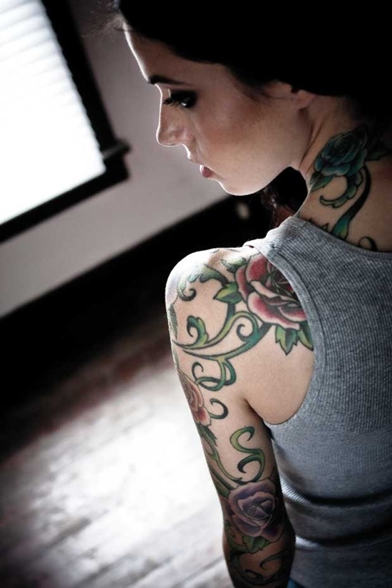 Vine tattoos design, idea 1