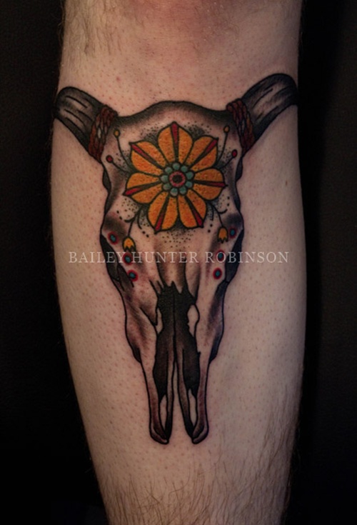 Cow tattoos design, idea 5