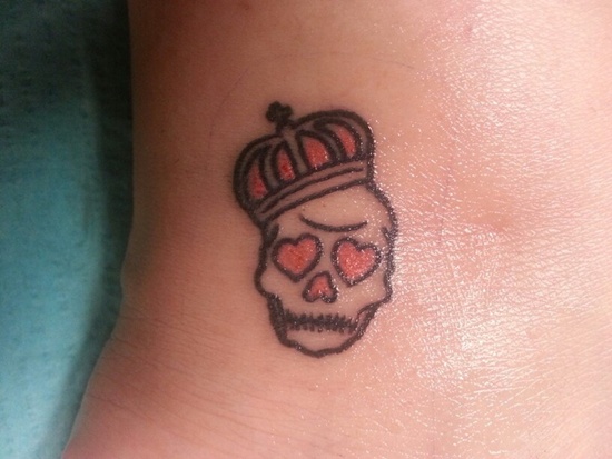 Crown tattoos design, idea 9