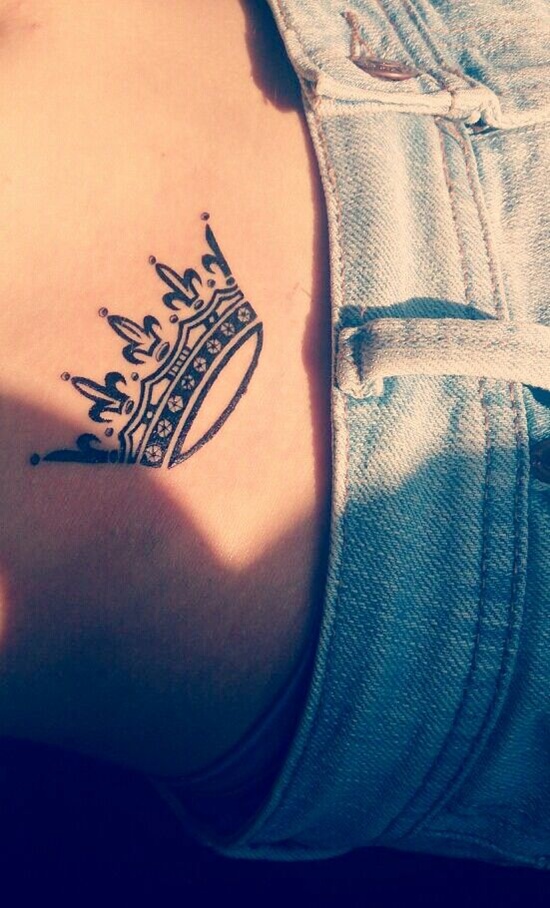 Crown tattoos design, idea 15
