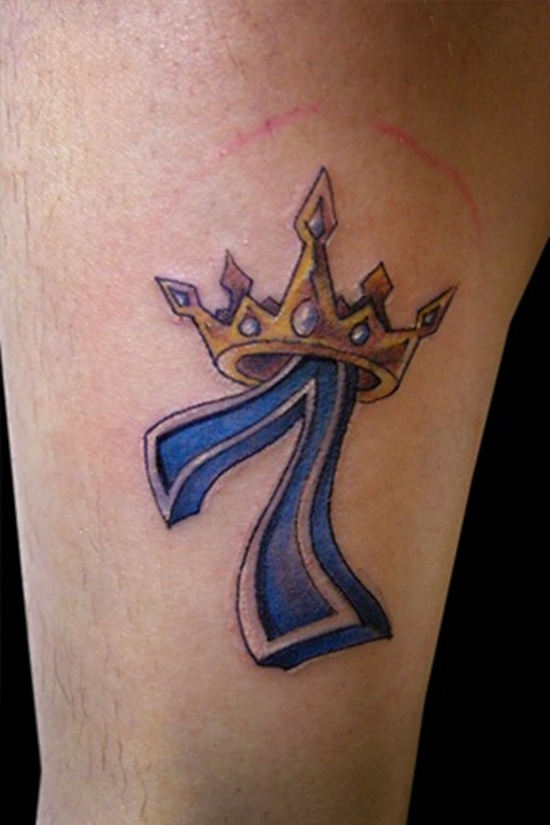 Crown tattoos design, idea 5