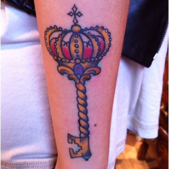 Crown tattoos design, idea 21