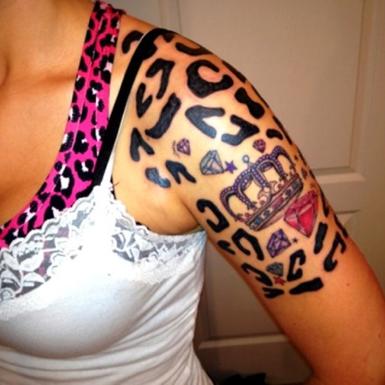 Crown tattoos design, idea 23