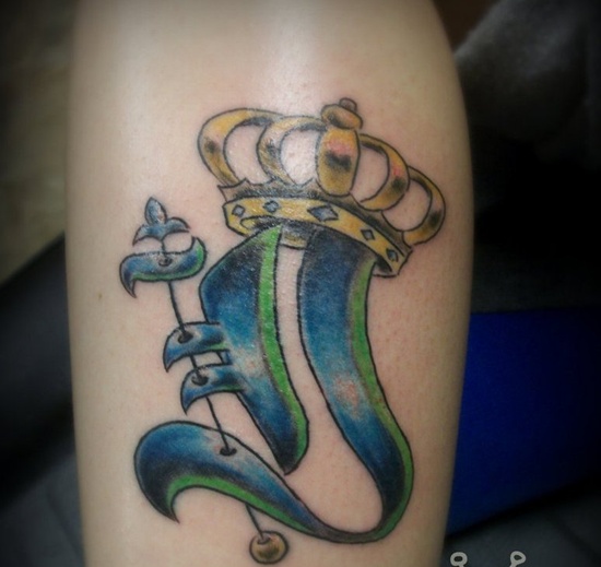 Crown tattoos design, idea 28