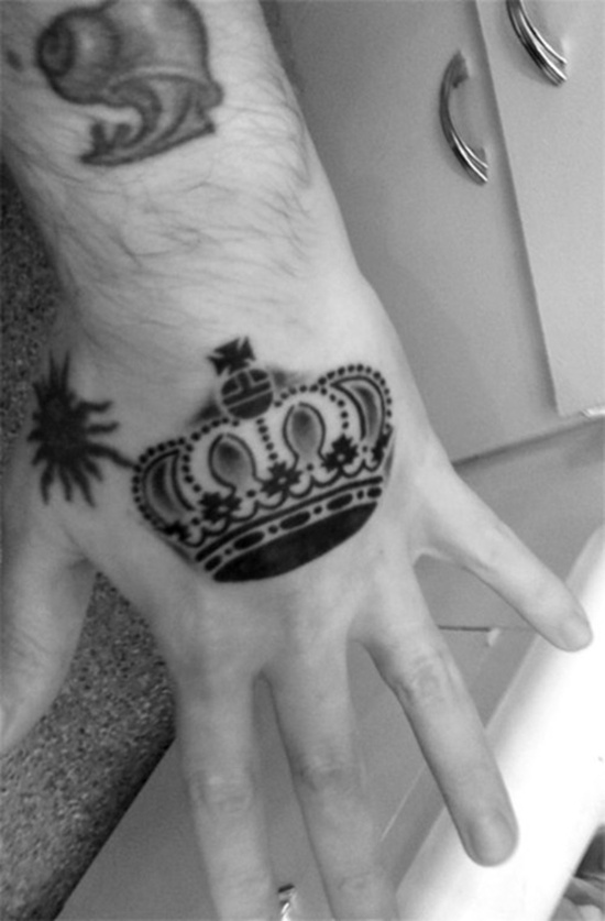 Crown tattoos design, idea 29