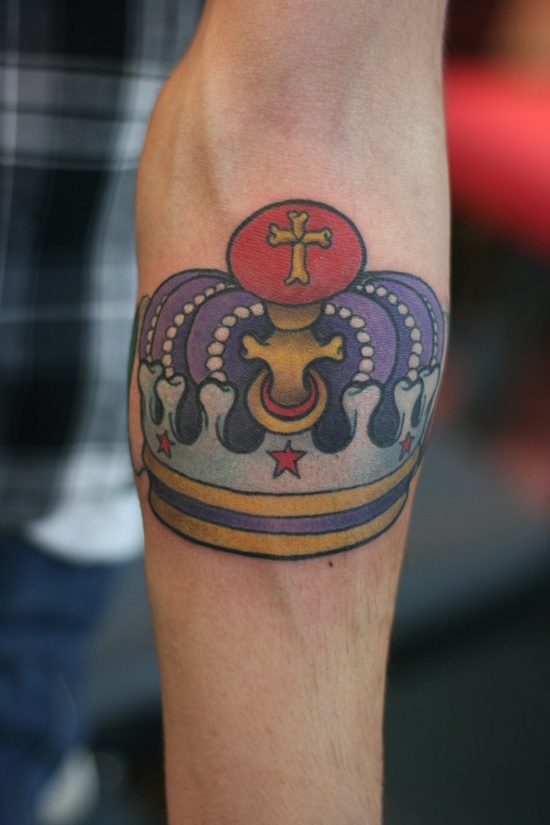 Crown tattoos design, idea 30