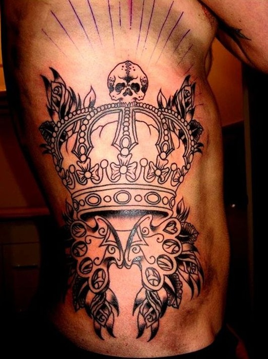 Crown tattoos design, idea 10