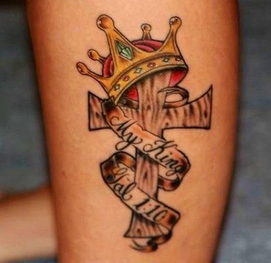 Crown tattoos design, idea 13