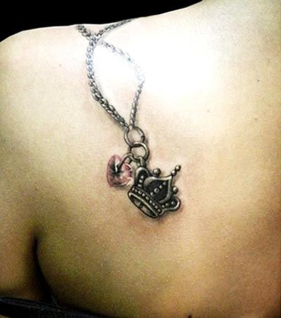 Crown tattoos design, idea 14