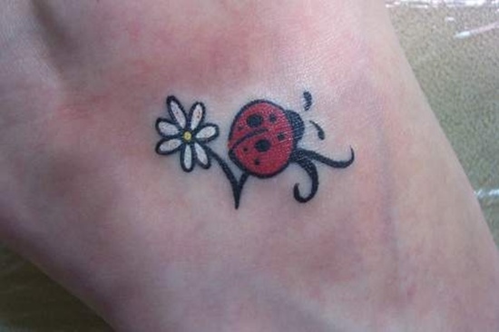 Daisy tattoos design, idea 14