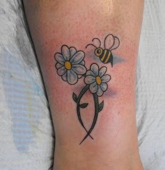 Daisy tattoos design, idea 16