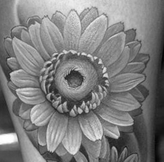 Daisy tattoos design, idea 18