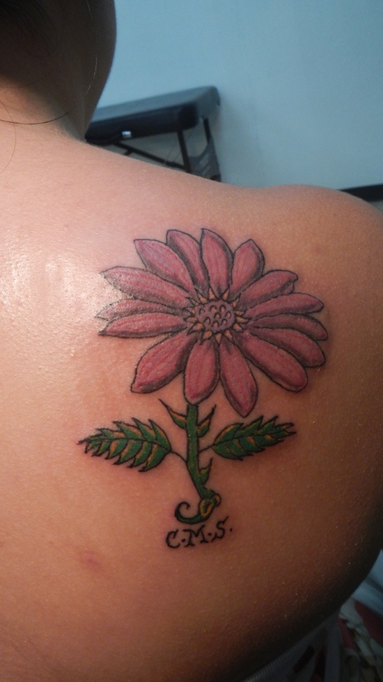 Daisy tattoos design, idea 20
