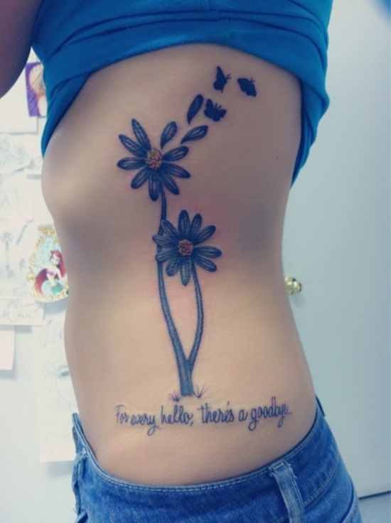 Daisy tattoos design, idea 22