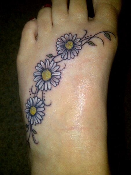 Daisy tattoos design, idea 23
