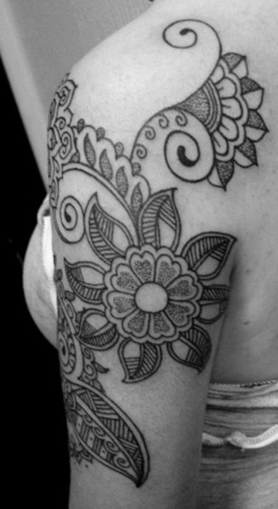 Daisy tattoos design, idea 26