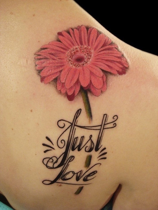 Daisy tattoos design, idea 28
