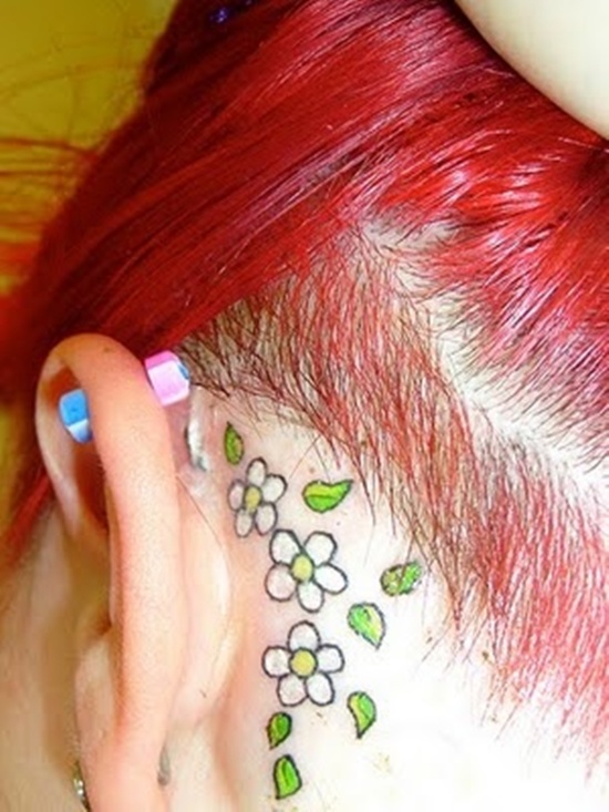 Daisy tattoos design, idea 8