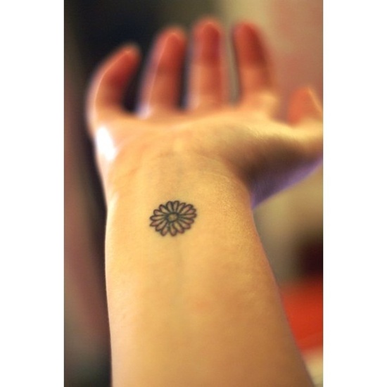 Daisy tattoos design, idea 11