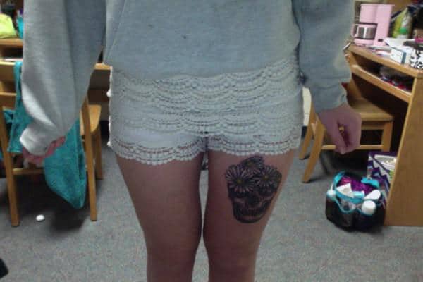 Daisy tattoos design, idea 60