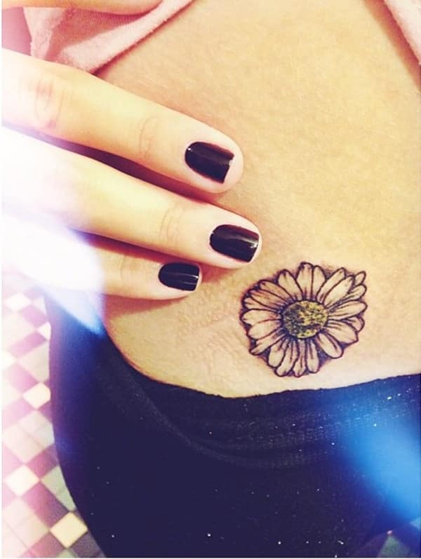 Daisy tattoos design, idea 62