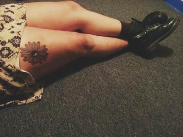 Daisy tattoos design, idea 65