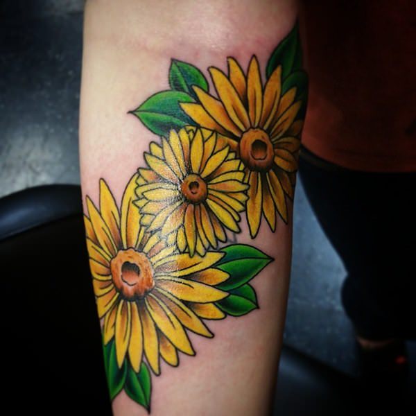 Daisy tattoos design, idea 35