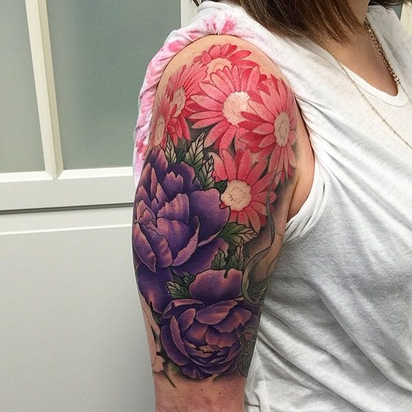 Daisy tattoos design, idea 37