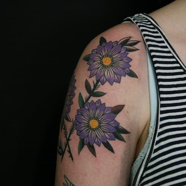 Daisy tattoos design, idea 42