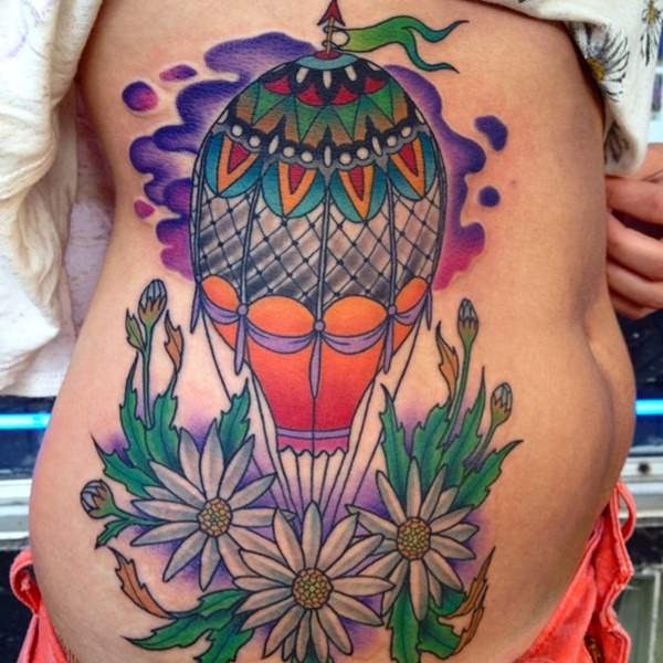 Daisy tattoos design, idea 44