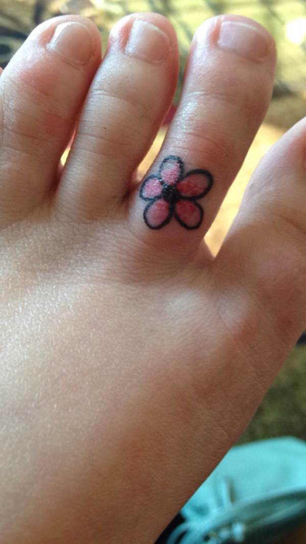 Daisy tattoos design, idea 49