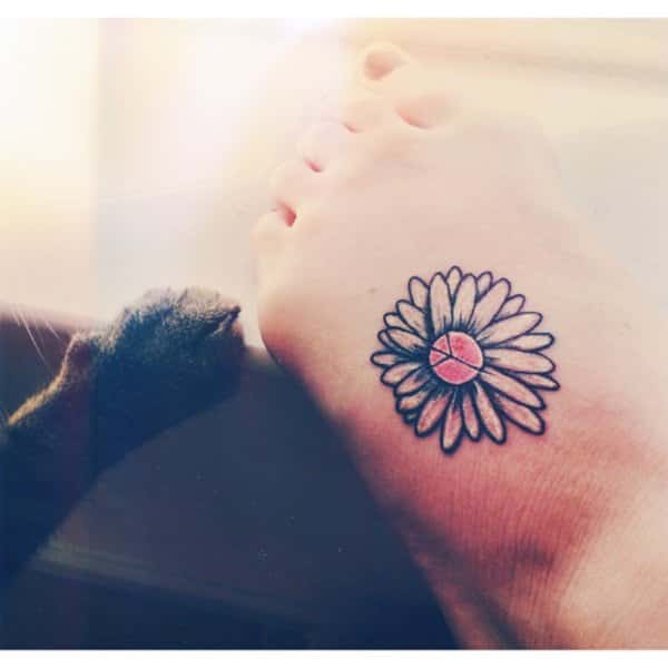 Daisy tattoos design, idea 53