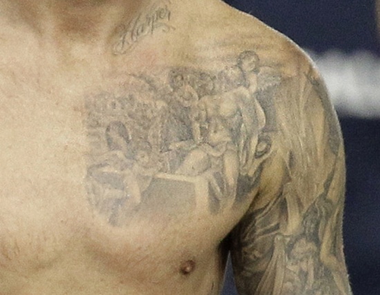 David beckham tattoos design, idea 3