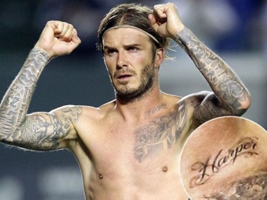 David beckham tattoos design, idea 6