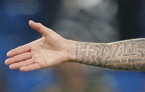 David beckham tattoos design, idea 7