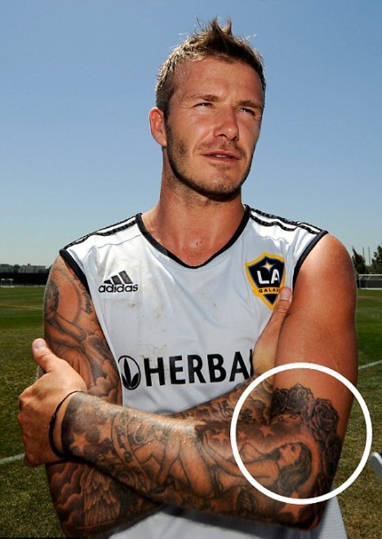 David beckham tattoos design, idea 8