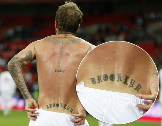 David beckham tattoos design, idea 2