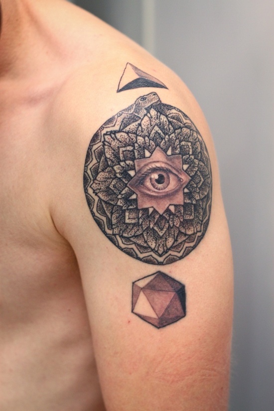 Eye tattoo design, idea 16