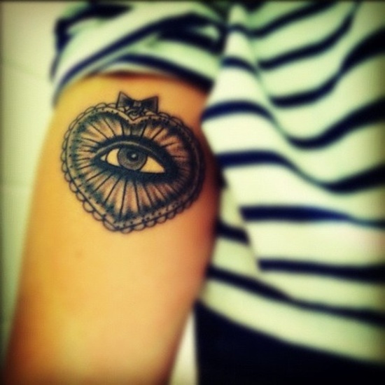 Eye tattoo design, idea 17