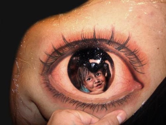 Eye tattoo design, idea 19