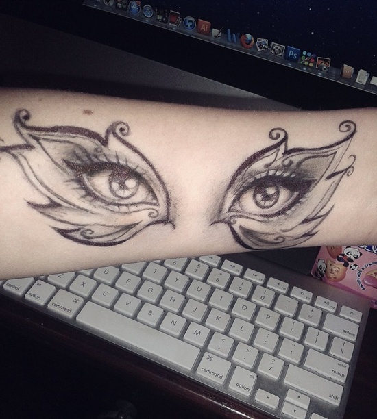Eye tattoo design, idea 40