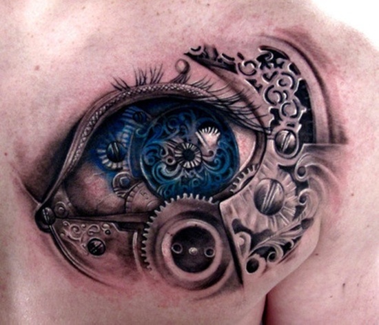 Eye tattoo design, idea 10