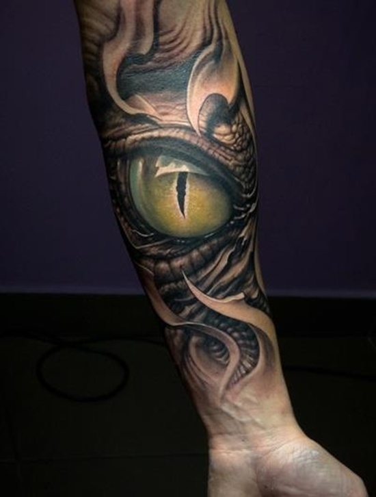 Eye tattoo design, idea 13