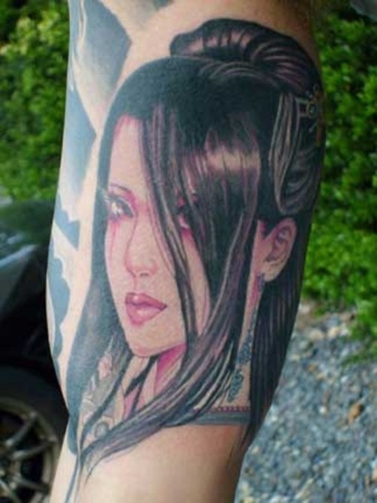 geisha tattoo