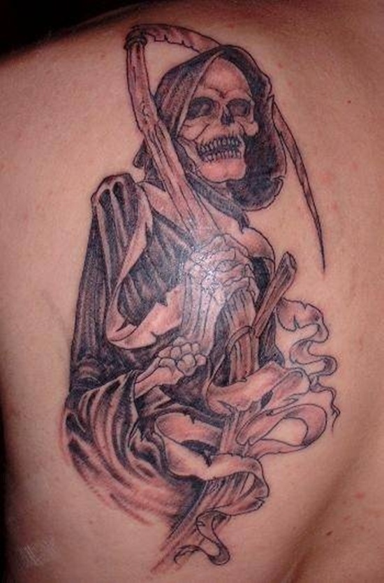 Grim reaper tattoos design, idea 14