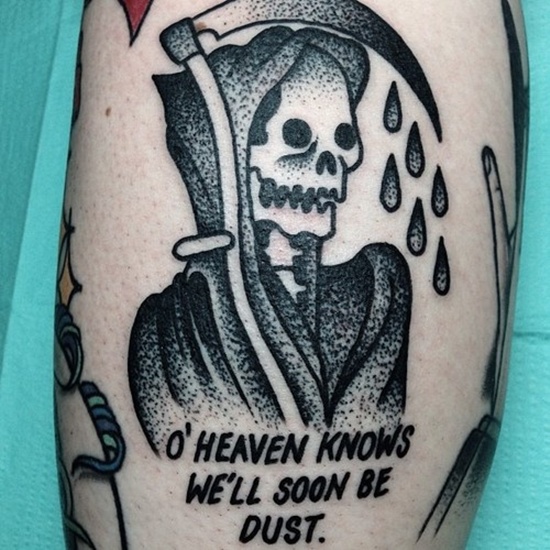 Grim reaper tattoos design, idea 15
