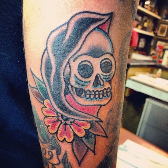 Grim reaper tattoos design, idea 16