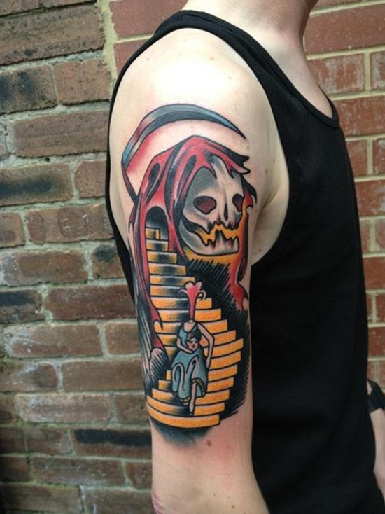 Grim reaper tattoos design, idea 20