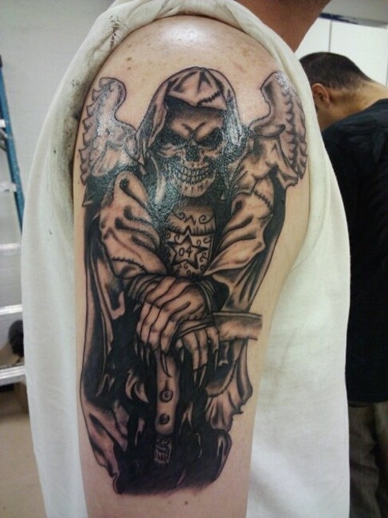 Grim reaper tattoos design, idea 10
